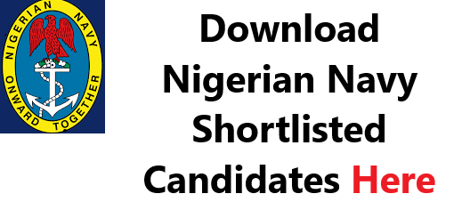 Navy Shortlisted Candidates