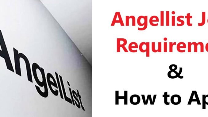 Angellist Jobs Angellist Jobs