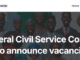 Federal Civil Service Commission Recruitment