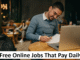 Free Online Jobs That Pay Daily