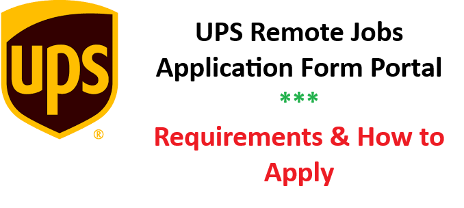 UPS Remote Jobs