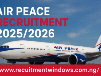 Air Peace Recruitment