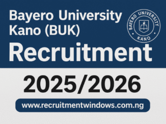 Bayero University Kano Recruitment