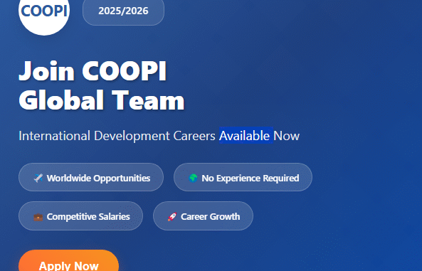 COOPI Recruitment