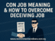 Con Job Meaning