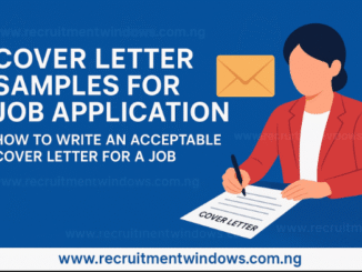 Cover Letter Samples for Job Application