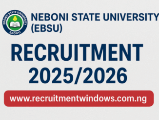 EBSU Recruitment