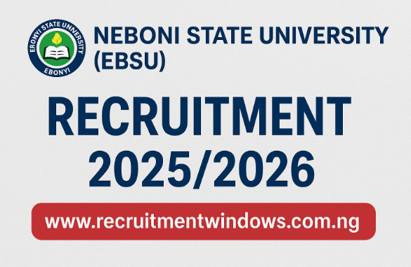EBSU Recruitment