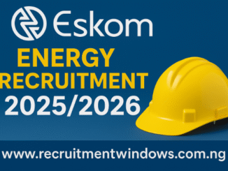 Eskom Energy Recruitment