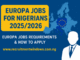 Europa Jobs for Nigerians