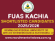 FUAS Kachia Shortlisted Candidates