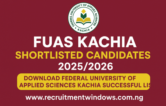 FUAS Kachia Shortlisted Candidates FUAS Kachia Shortlisted Candidates
