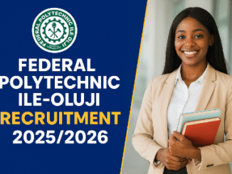 Federal Polytechnic Ile-Oluji Recruitment