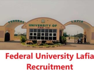 Federal University Lafia Recruitment