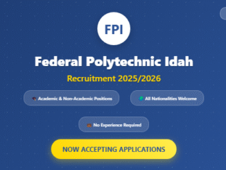 Federal Polytechnic, Idah Recruitment
