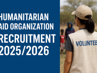 Humanitarian Aid Organization Recruitment
