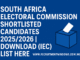 IEC Shortlisted Candidates