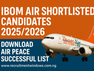 Ibom Air Shortlisted Candidates