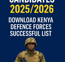 KDF Shortlisted Candidates