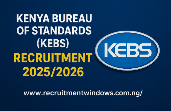 KEBS Recruitment KEBS Recruitment