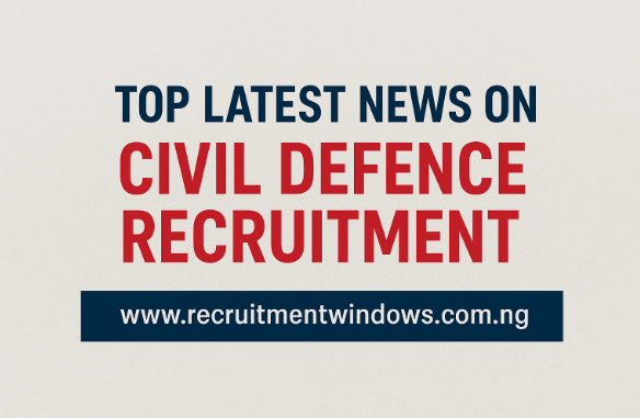 Latest News on Civil Defence Recruitment
