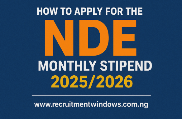 How to Apply for the NDE Monthly Stipend
