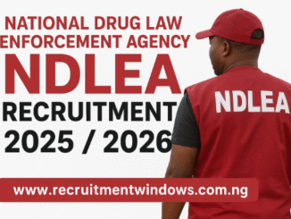 NDLEA Recruitment