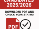 NDLEA Shortlisted Candidates