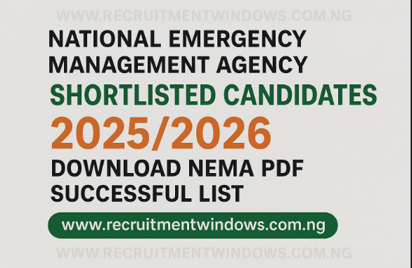NEMA Shortlisted Candidates