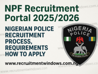 NPF Recruitment Portal