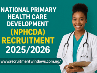 NPHCDA Recruitment