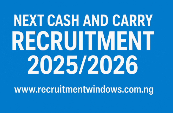 Next Cash and Carry Recruitment