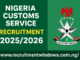 Nigerian Customs Service Recruitment