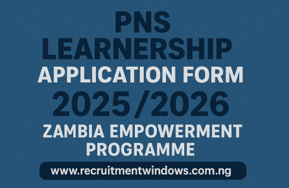 PNS Learnership Application Form PNS Learnership Application Form