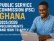 Public Service Commission Recruitment
