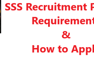 SSS Recruitment