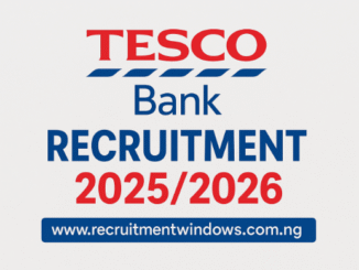 Tesco Bank Recruitment