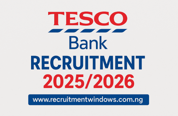 Tesco Bank Recruitment Tesco Bank Recruitment