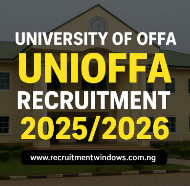 University of Offa (UNIOFFA) Recruitment