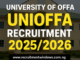 University of Offa (UNIOFFA) Recruitment