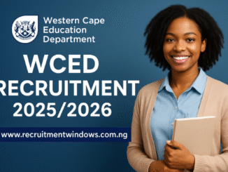 WCED Recruitment